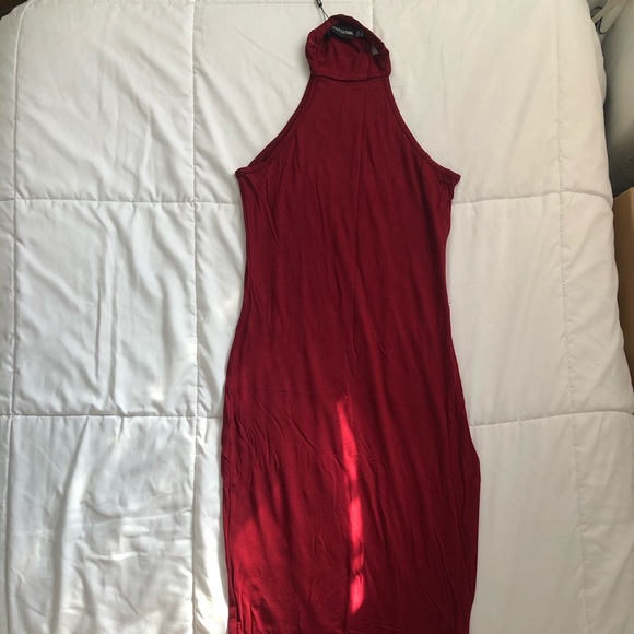 High Neck Mid-Dress - Picture 1 of 4